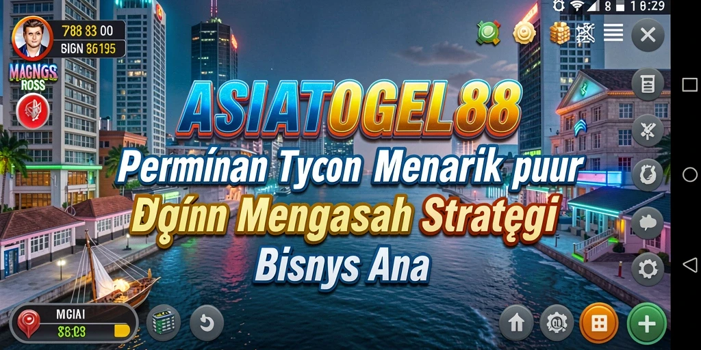 Tampilan gameplay Tycoon ASIATOGEL88 yang menarik dan interaktif.
