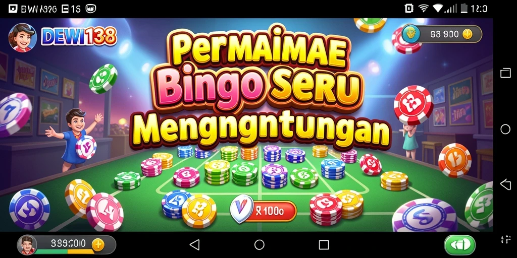 Tampilan gameplay seru dari DEWI138 saat bermain Bingo.