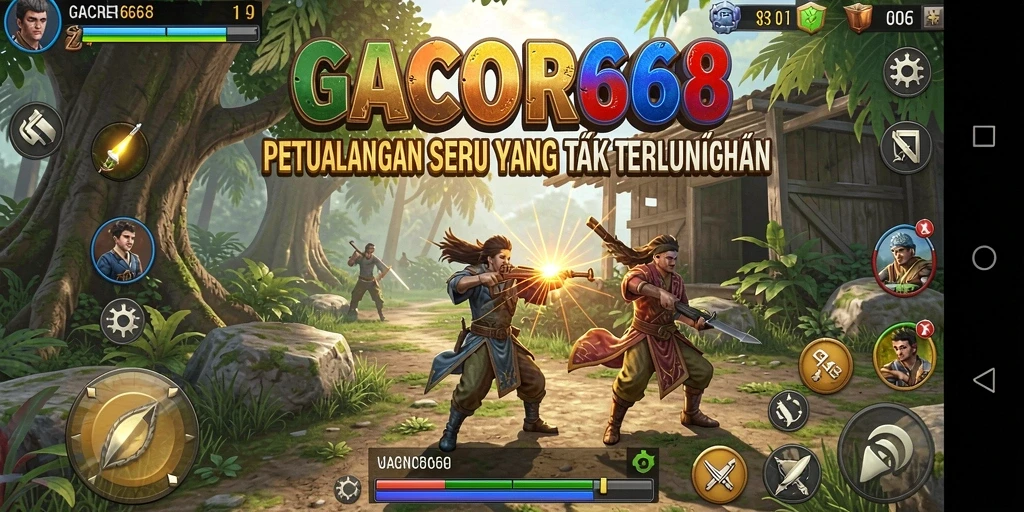Tampilan gameplay GACOR668 dengan petualangan penuh tantangan.