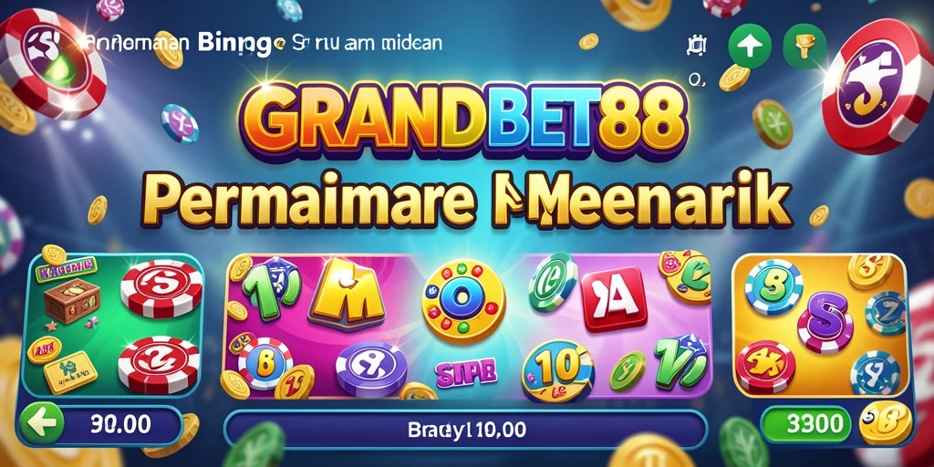 Gameplay seru dan mengasyikan dari GRANDBET88 di layar.