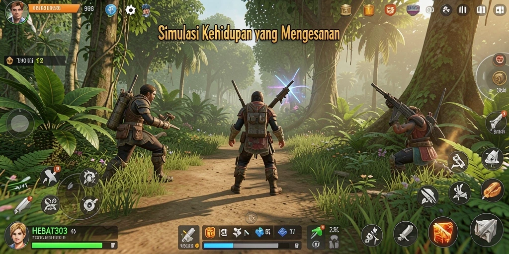 Tampilan gameplay HEBAT303 yang menarik dan interaktif.