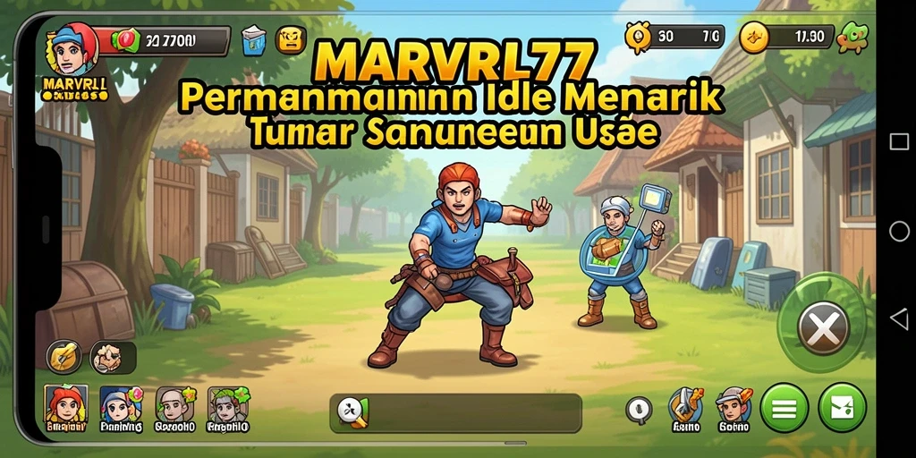 Screenshot game MARVRL77 menampilkan gameplay Idle yang menyenangkan dan interaktif.