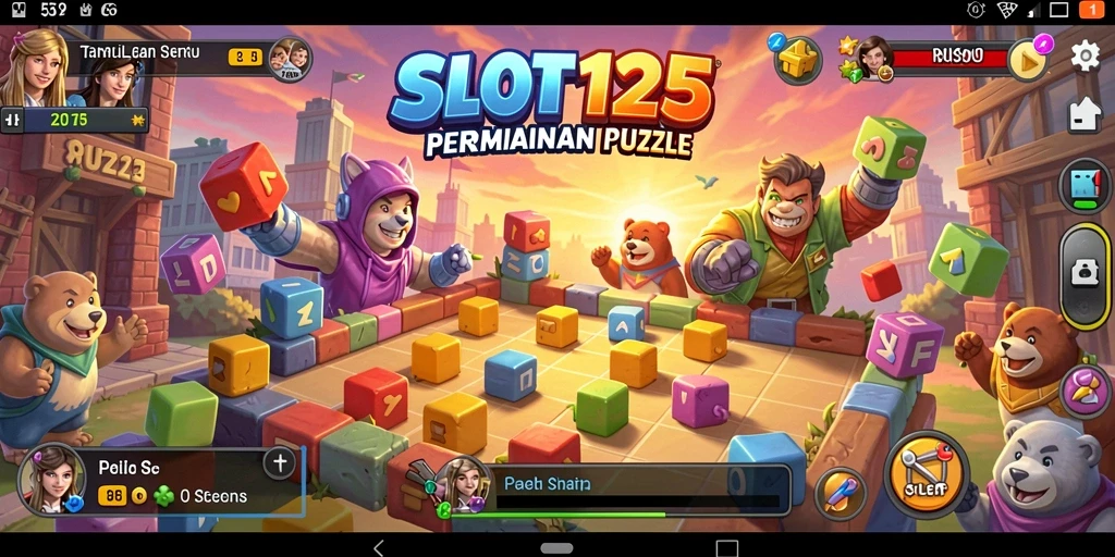 Tampilan gameplay seru dan menantang dari SLOT123.